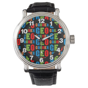 Colourful Geocacher Arrows Watch