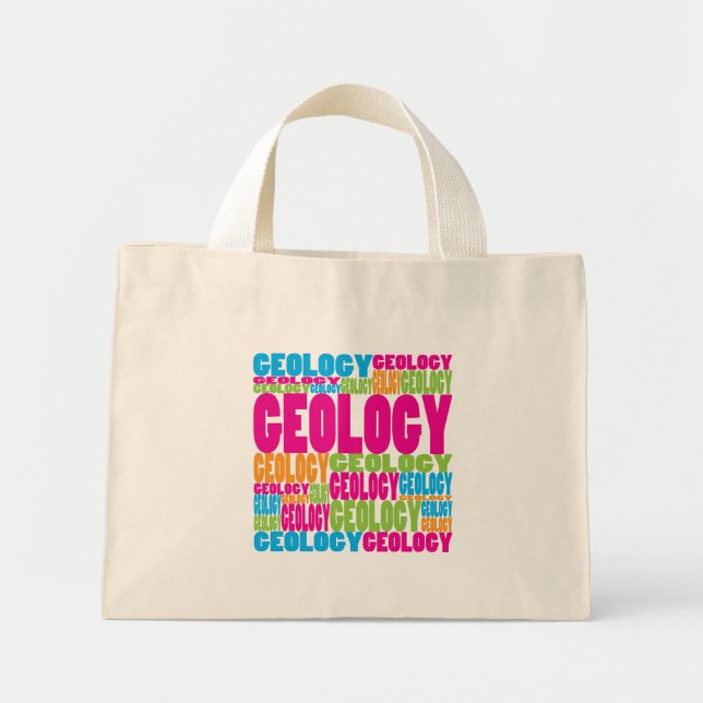 Colourful Geology Mini Tote Bag (Front)