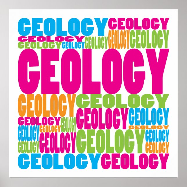 Colourful Geology Poster (Front)