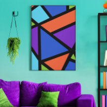 Colourful Geometric Abstract Art