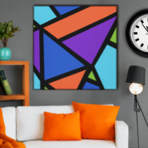 Colourful Geometric Abstract Art