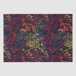 Colourful geometric abstract bath  tissue paper