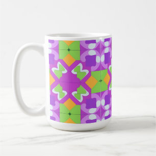 Colourful Geometric Abstract Design Coffee Mug