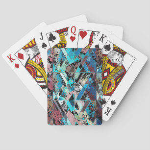 Colourful Geometric Abstract Pattern Playing Cards