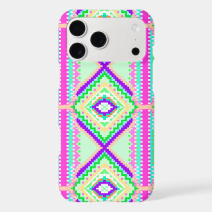 Colourful Geometric Boho Pattern Custom iPhone Cas