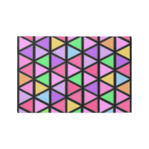Colourful Geometric Bright Pinks Purples Modern