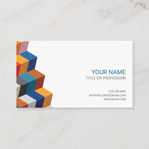 Colourful Geometric Business Card