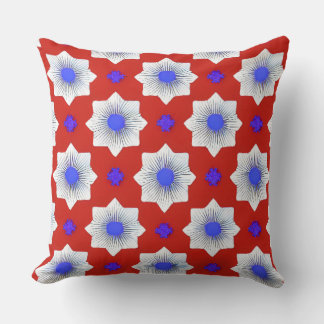 Colourful, geometric, cool, modern, trendy graphic cushion