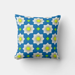 Colourful, geometric, cool, modern, trendy graphic cushion