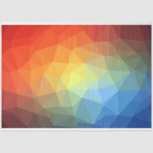 Colourful Geometric Decoupage Background  Tissue Paper