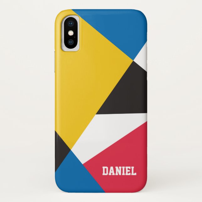 Colourful Geometric Design Case-Mate iPhone Case (Back)