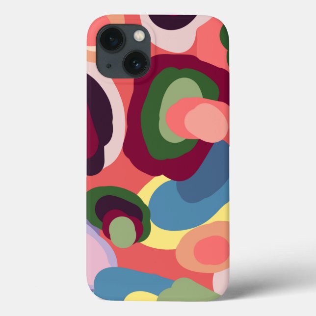 Colourful Geometric Design Case-Mate iPhone Case (Back)