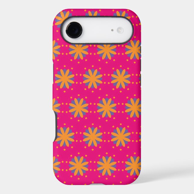 Colourful Geometric Flower Design (Back)