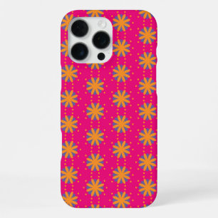 Colourful Geometric Flower Design iPhone 16 Pro Max Case