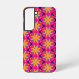 Colourful Geometric Flower Design Samsung Galaxy Case