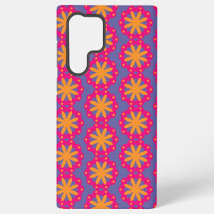 Colourful Geometric Flower Design Samsung Galaxy Case