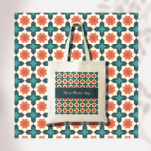 Colourful Geometric Folk Art Pattern