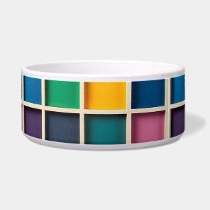 Colourful Geometric Grid Panel