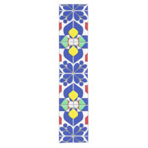 Colourful Geometric Inspired Floral Pattern