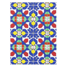 Colourful Geometric Inspired Floral Pattern