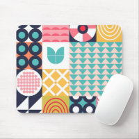 Colourful Geometric Mid Century Funky 