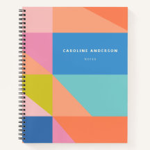 Colourful Geometric Modern Abstract Personalised