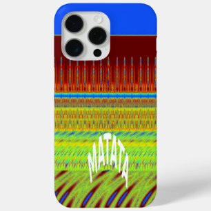 Colourful Geometric Motif Art Print iPhone 15 Pro Max Case