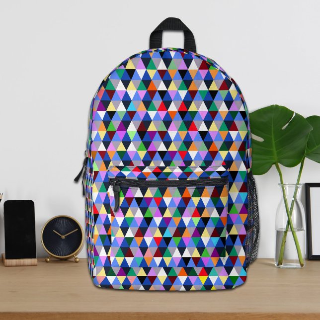 Colourful Geometric Pattern Backpack (Creator Uploaded)