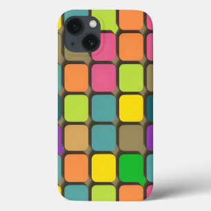 Colourful Geometric Pattern iPhone 13 Case