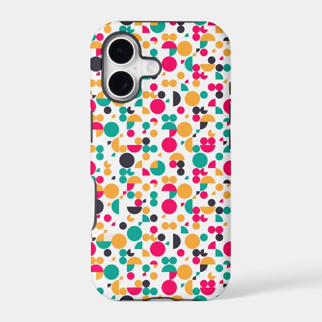 Colourful geometric pattern design (Back)