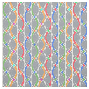 Colourful geometric pattern. fabric