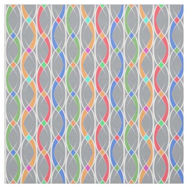 Colourful geometric pattern. fabric (Swatch)