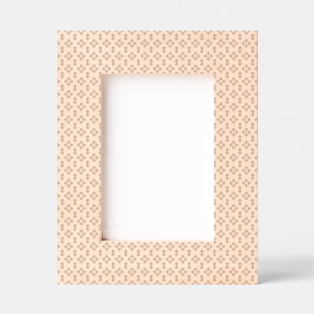 Colourful Geometric Pattern in Classic Retro Style Etched Frames (Front)