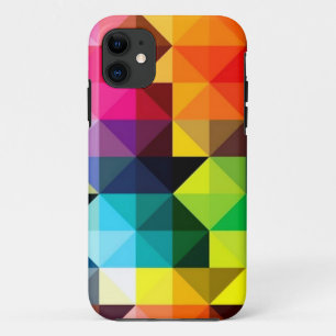 Colourful Geometric Pattern iPhone Case