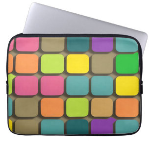 Colourful Geometric Pattern Laptop Sleeve