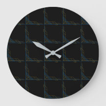 Colourful Geometric Pattern on Black Background