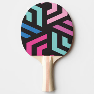 Colourful Geometric Pattern                Ping Pong Paddle