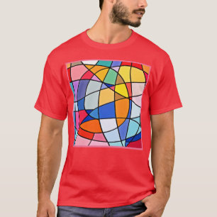 Colourful Geometric Pattern T-Shirt
