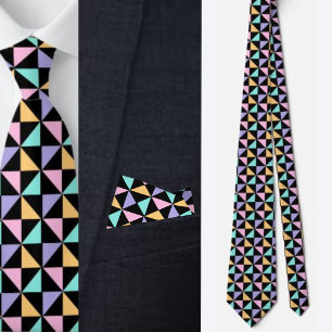 Colourful Geometric Pattern           Tie
