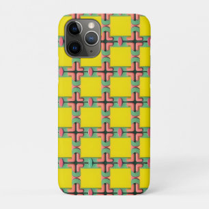 Colourful Geometric Pattern With Symmetrical Desig iPhone 11 Pro Case
