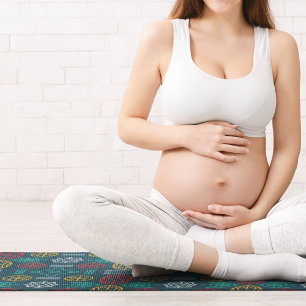 colourful geometric scandinavian yoga mat
