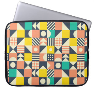 Colourful Geometric Seamless Pattern Laptop Sleeve