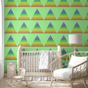 Colourful geometric shapes pattern 10 wallpaper
