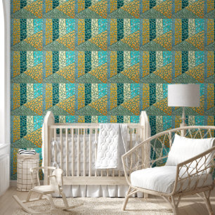 Colourful geometric shapes pattern 21 wallpaper