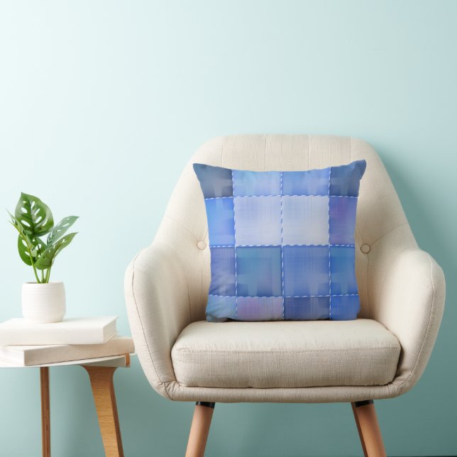 Colourful geometric shapes pattern 40 cushion (Chair)