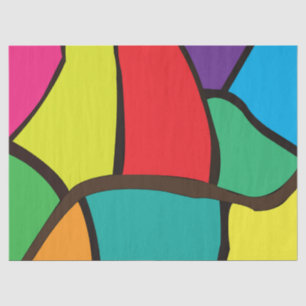 Colourful Geometric Shapes Tissue Paper