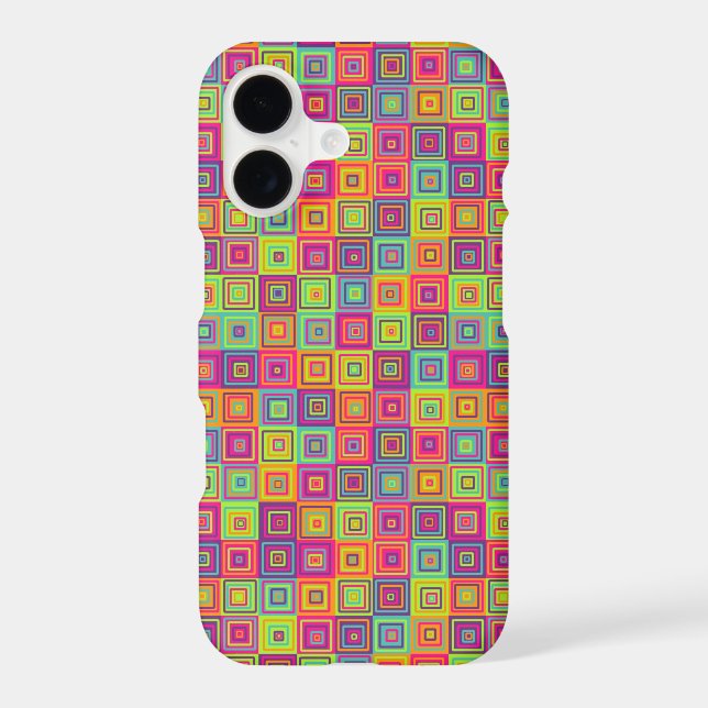 Colourful Geometric Squares (Back)