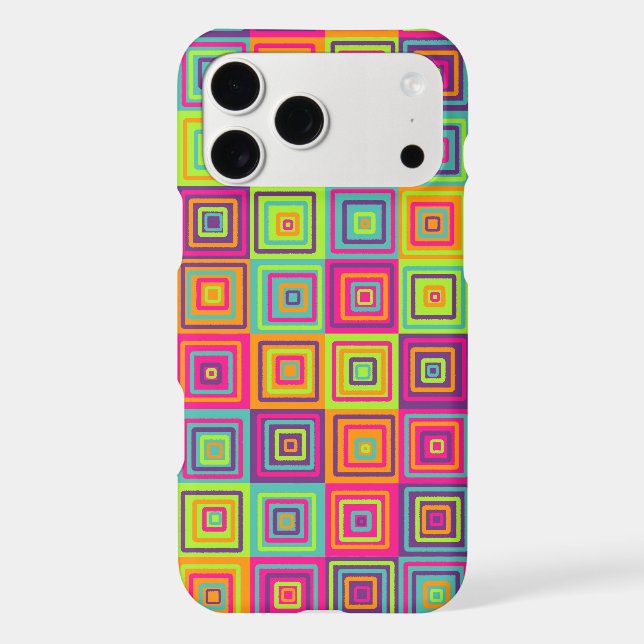 Colourful Geometric Squares (Back)