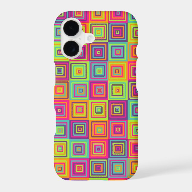 Colourful Geometric Squares (Back)