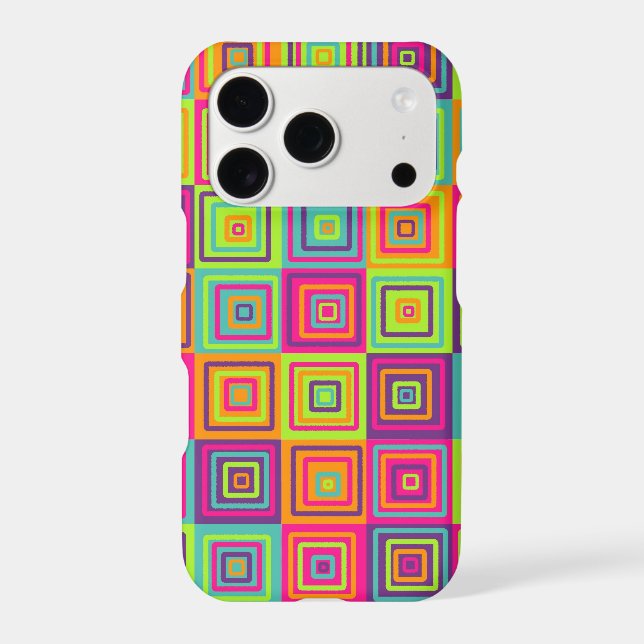 Colourful Geometric Squares (Back)